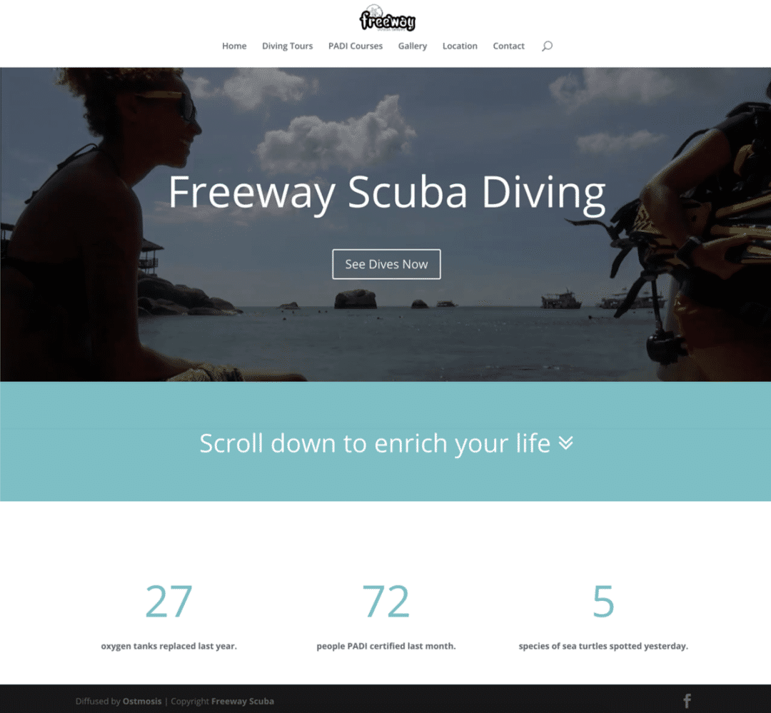 Freeway Scuba Diving